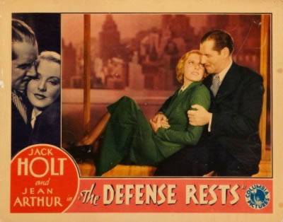 Остатки обороны / The Defense Rests (1934) отзывы. Рецензии. Новости кино. Актеры фильма Остатки обороны. Отзывы о фильме Остатки обороны