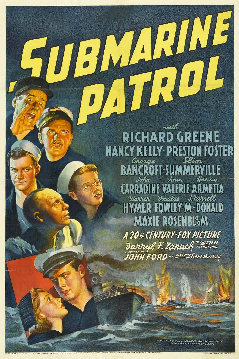 Подводный патруль / Submarine Patrol (1938) отзывы. Рецензии. Новости кино. Актеры фильма Подводный патруль. Отзывы о фильме Подводный патруль