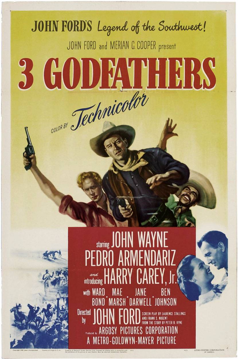 3 крестных отца / Three Godfathers (1948) отзывы. Рецензии. Новости кино. Актеры фильма 3 крестных отца. Отзывы о фильме 3 крестных отца