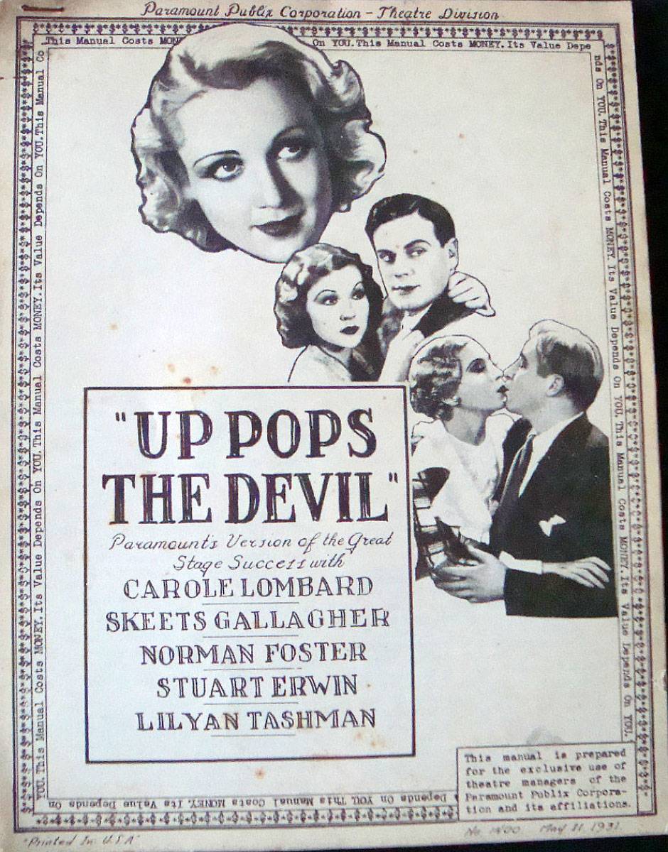 Популярный Дьявол / Up Pops the Devil (1931) отзывы. Рецензии. Новости кино. Актеры фильма Популярный Дьявол. Отзывы о фильме Популярный Дьявол