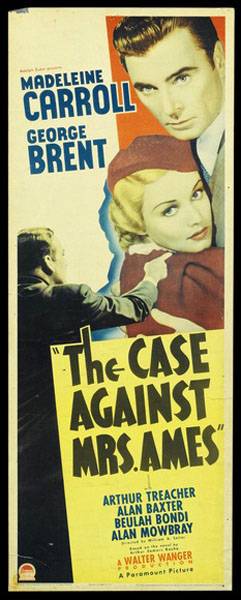 Дело против миссис Эймс / The Case Against Mrs. Ames (1936) отзывы. Рецензии. Новости кино. Актеры фильма Дело против миссис Эймс. Отзывы о фильме Дело против миссис Эймс