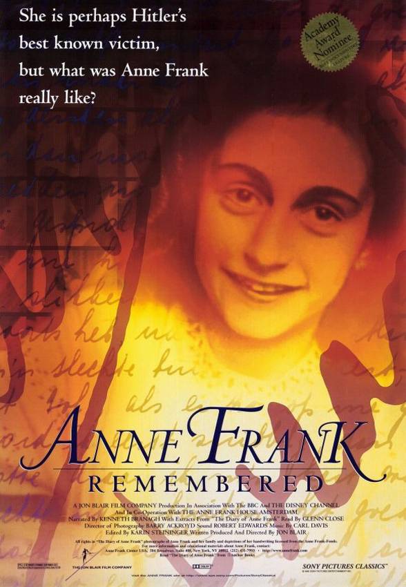 Вспоминая Анну Франк / Anne Frank Remembered (1995) отзывы. Рецензии. Новости кино. Актеры фильма Вспоминая Анну Франк. Отзывы о фильме Вспоминая Анну Франк