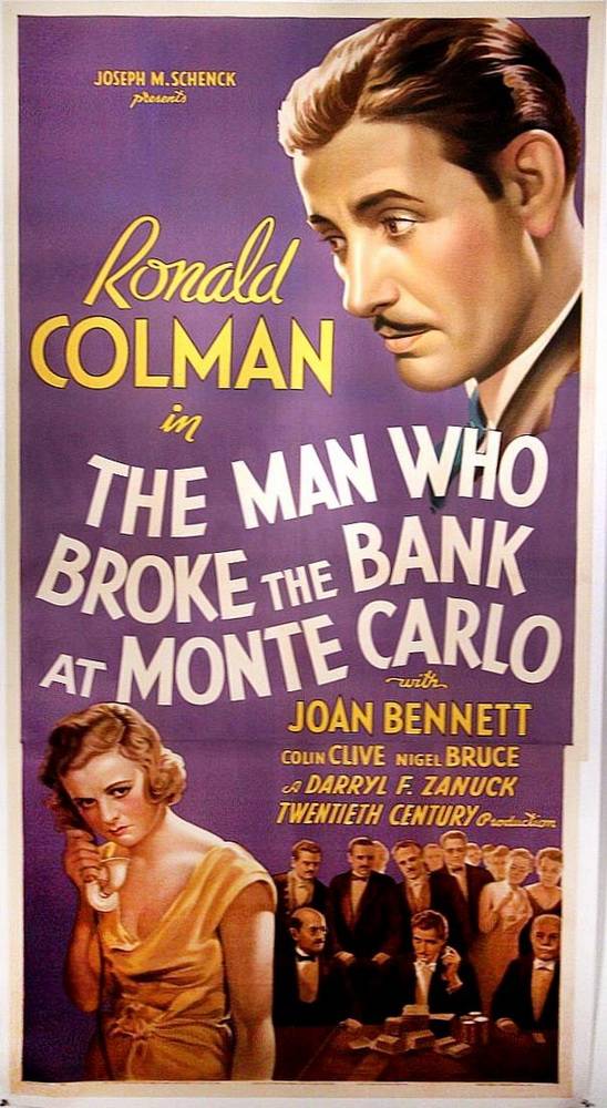 Человек, который сорвал банк в Монте-Карло: постер N111566