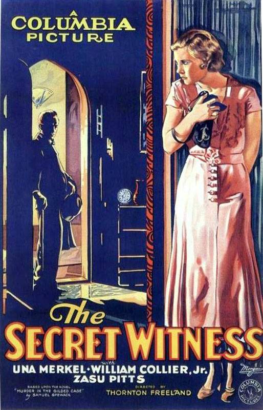 Тайный свидетель / The Secret Witness (1931) отзывы. Рецензии. Новости кино. Актеры фильма Тайный свидетель. Отзывы о фильме Тайный свидетель