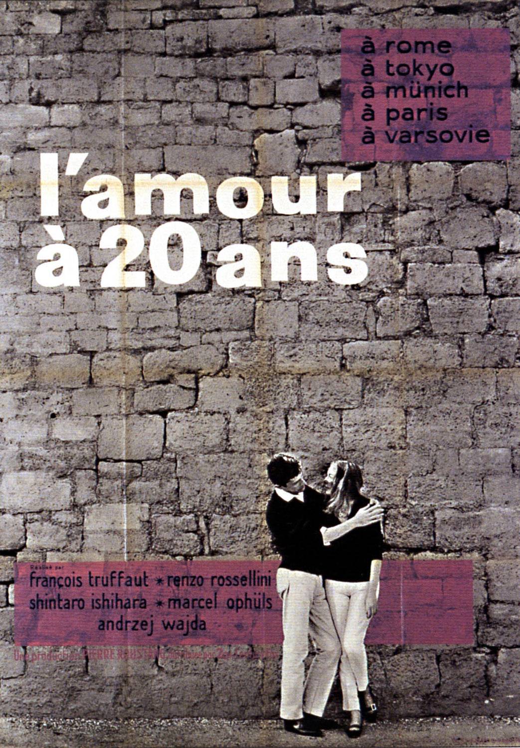 Любовь в двадцать лет / L`amour à vingt ans (1962) отзывы. Рецензии. Новости кино. Актеры фильма Любовь в двадцать лет. Отзывы о фильме Любовь в двадцать лет
