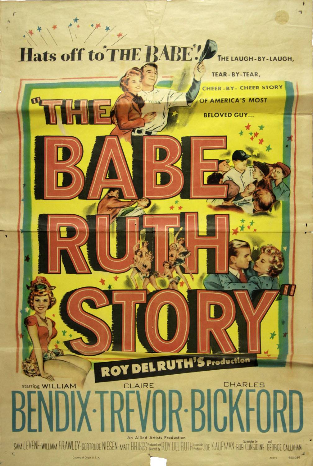 История Бэйба Руфа / The Babe Ruth Story (1948) отзывы. Рецензии. Новости кино. Актеры фильма История Бэйба Руфа. Отзывы о фильме История Бэйба Руфа