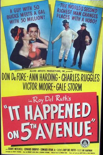 Это случилось на Пятой авеню / It Happened on Fifth Avenue (1947) отзывы. Рецензии. Новости кино. Актеры фильма Это случилось на Пятой авеню. Отзывы о фильме Это случилось на Пятой авеню