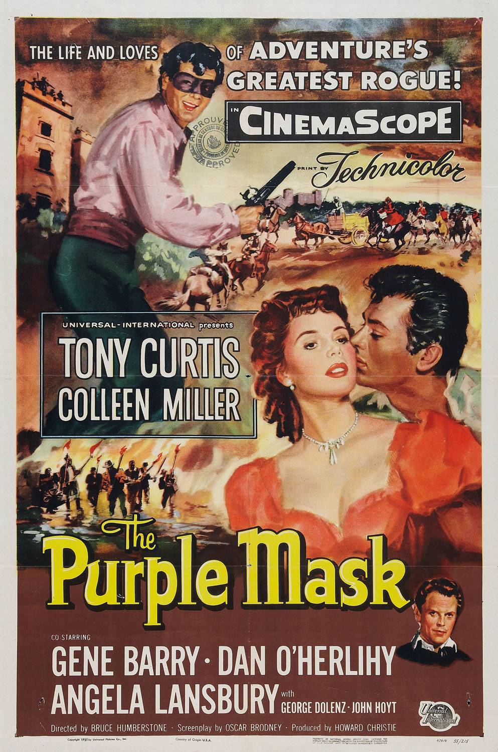Постер N111937 к фильму Лиловая маска (1955)
