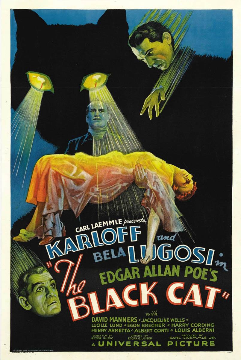 Черный кот / The Black Cat (1934) отзывы. Рецензии. Новости кино. Актеры фильма Черный кот. Отзывы о фильме Черный кот