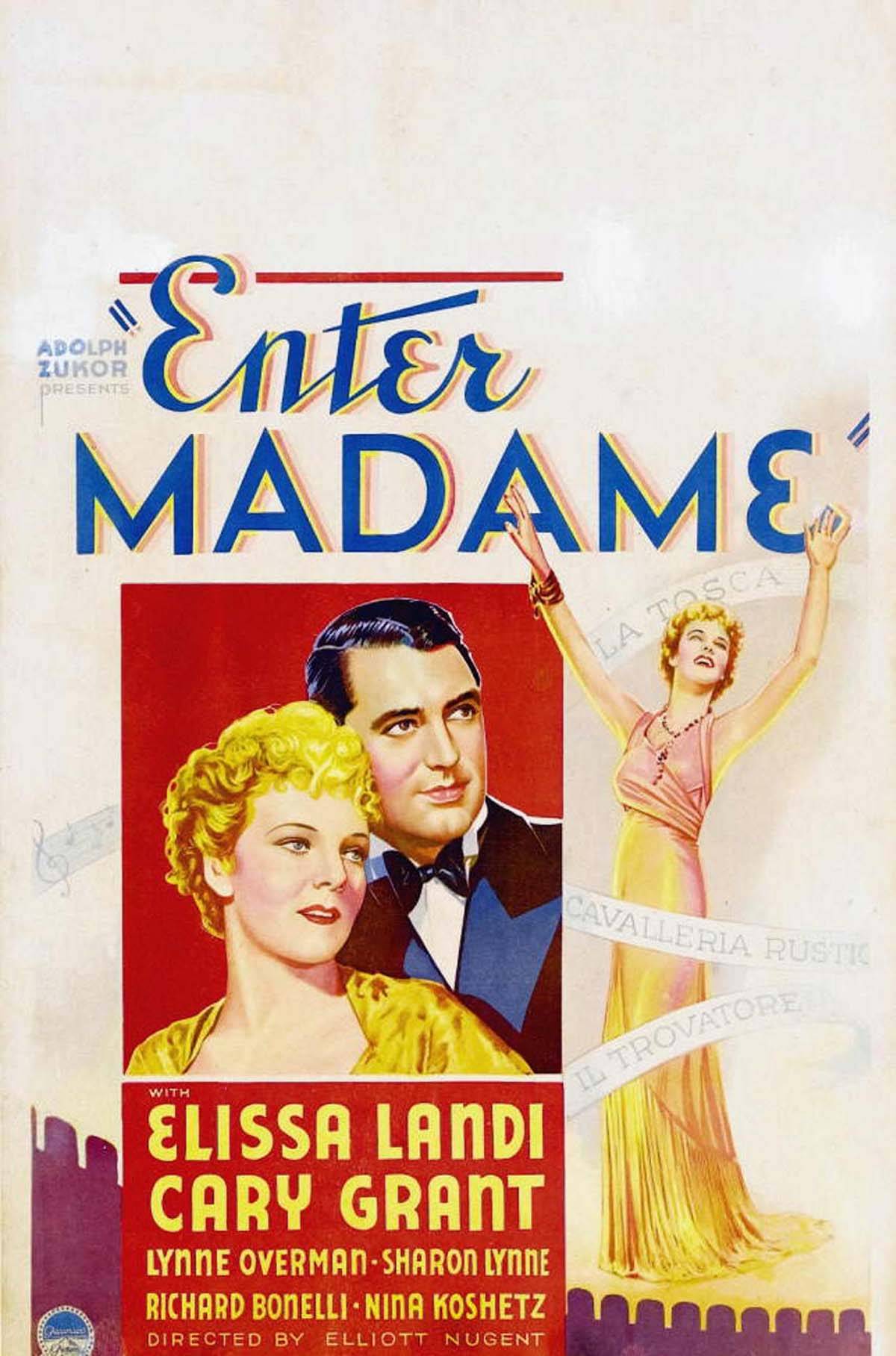 Войдите, мадам / Enter Madame (1935) отзывы. Рецензии. Новости кино. Актеры фильма Войдите, мадам. Отзывы о фильме Войдите, мадам