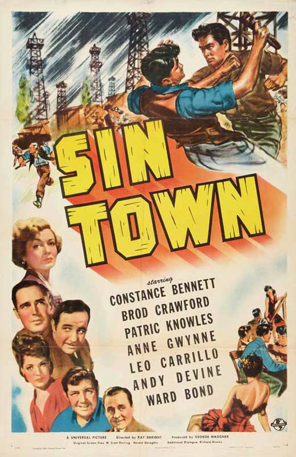 Город греха / Sin Town (1942) отзывы. Рецензии. Новости кино. Актеры фильма Город греха. Отзывы о фильме Город греха