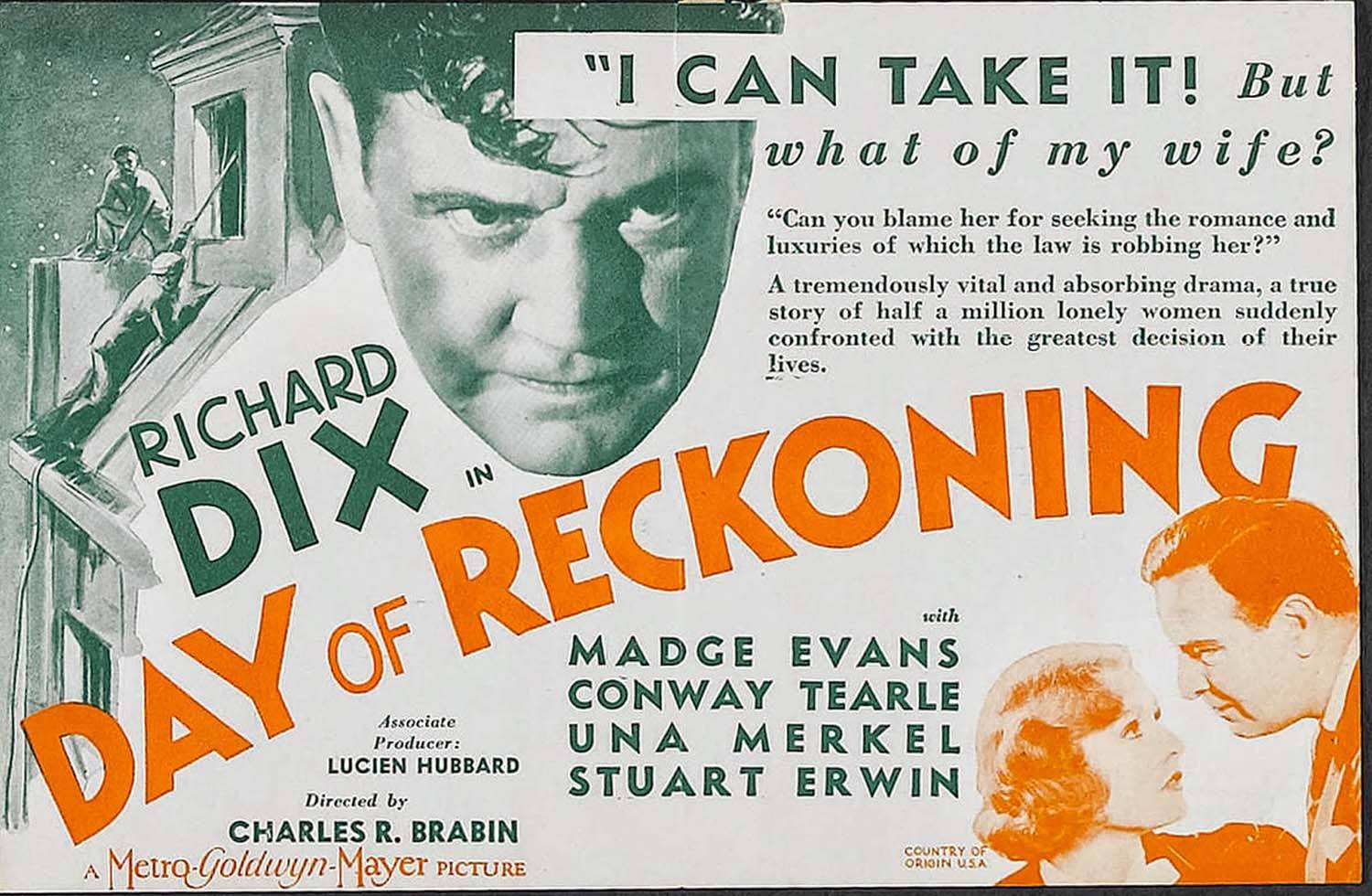 Судный день / Day of Reckoning (1933) отзывы. Рецензии. Новости кино. Актеры фильма Судный день. Отзывы о фильме Судный день