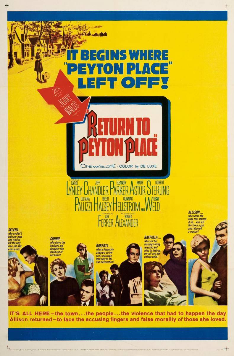 Возвращение в Пейтон Плейс / Return to Peyton Place (1961) отзывы. Рецензии. Новости кино. Актеры фильма Возвращение в Пейтон Плейс. Отзывы о фильме Возвращение в Пейтон Плейс