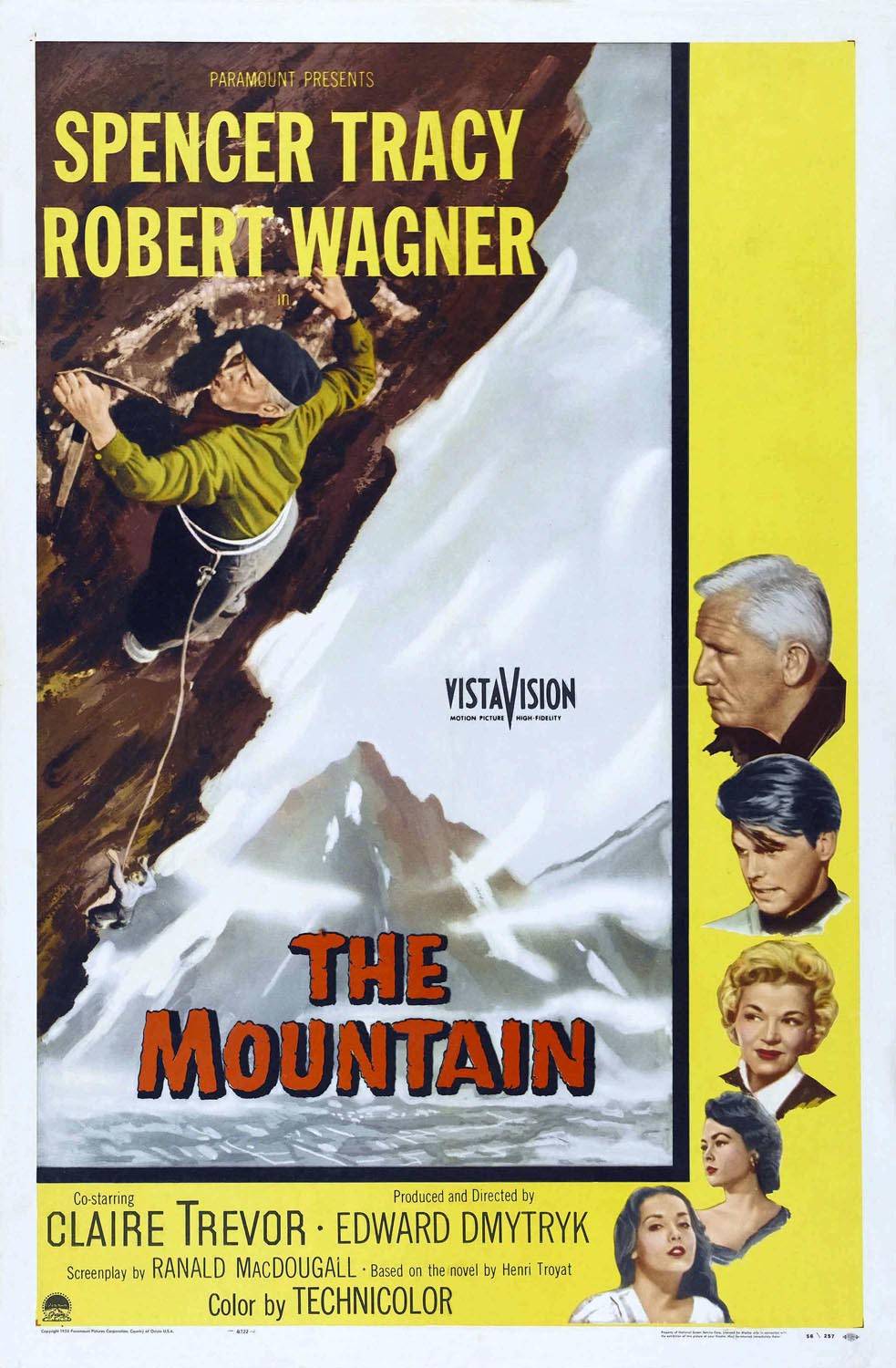 Гора / The Mountain (1956) отзывы. Рецензии. Новости кино. Актеры фильма Гора. Отзывы о фильме Гора