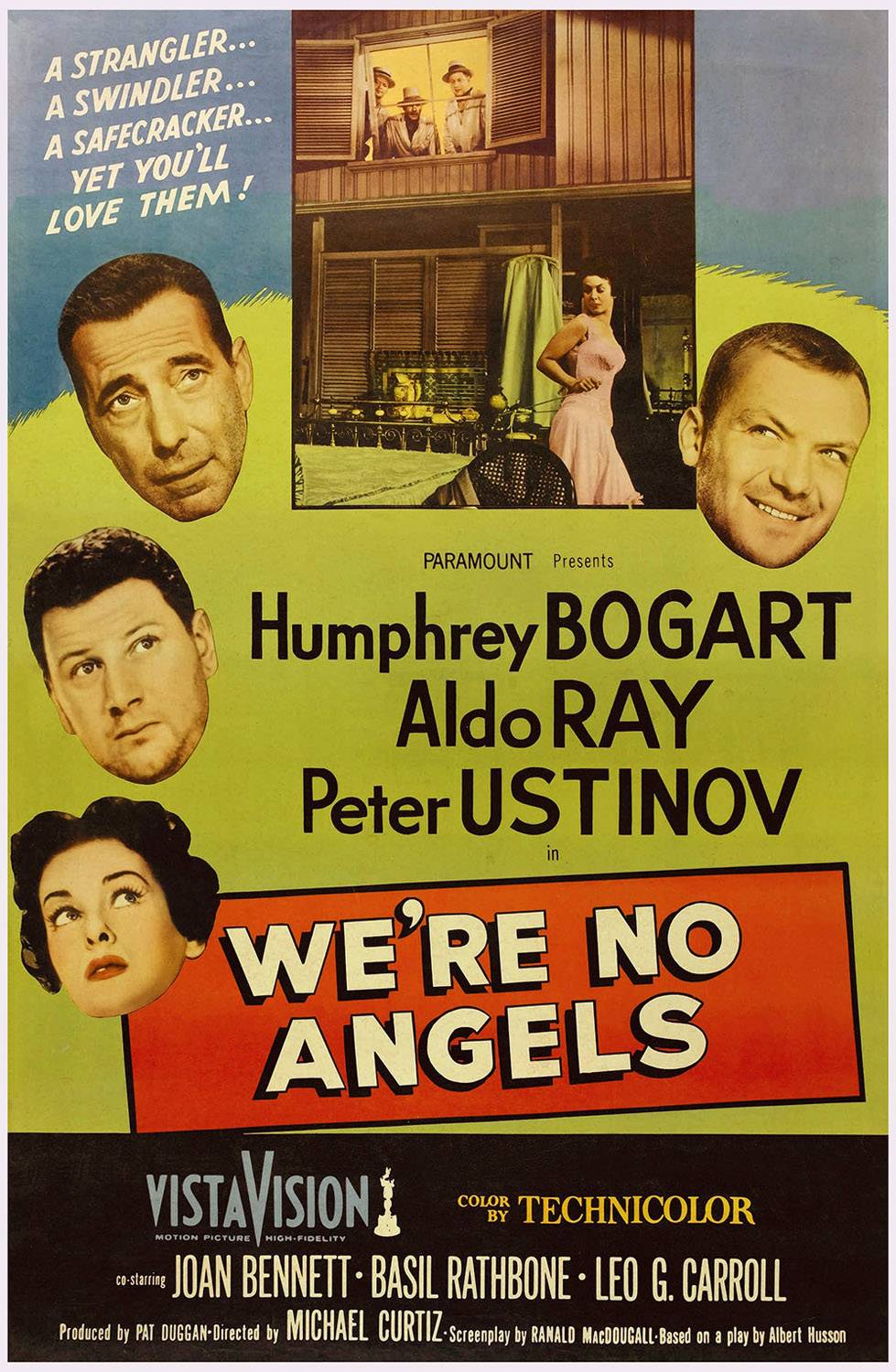 Мы не ангелы / We`re No Angels (1955) отзывы. Рецензии. Новости кино. Актеры фильма Мы не ангелы. Отзывы о фильме Мы не ангелы