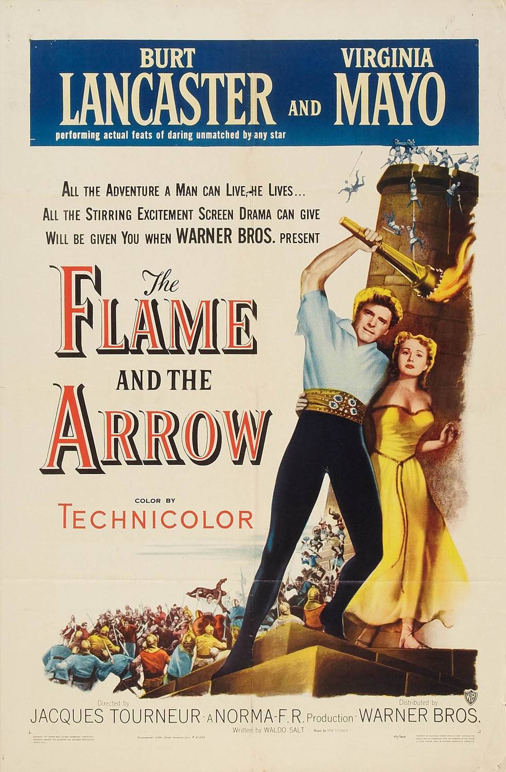 Огонь и стрела / The Flame and the Arrow (1950) отзывы. Рецензии. Новости кино. Актеры фильма Огонь и стрела. Отзывы о фильме Огонь и стрела
