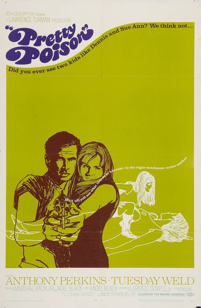 Сладкий яд / Pretty Poison (1968) отзывы. Рецензии. Новости кино. Актеры фильма Сладкий яд. Отзывы о фильме Сладкий яд