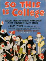 Превью постера #111877 к фильму "Итак, это и есть колледж" (1929)