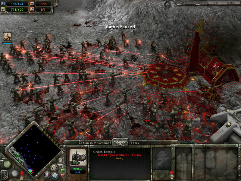 Игра Warhammer 40,000: Dawn of War - Winter Assault (2005). Скриншот N110789