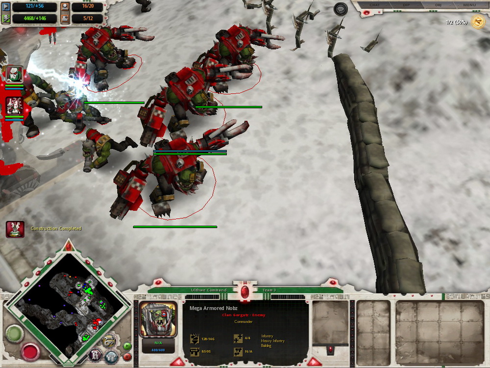 Игра Warhammer 40,000: Dawn of War - Winter Assault (2005). Скриншот N110793