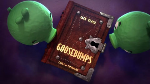 Промо-ролик к фильму "Ужастики". Свиньи из Angry Birds открывают книгу
