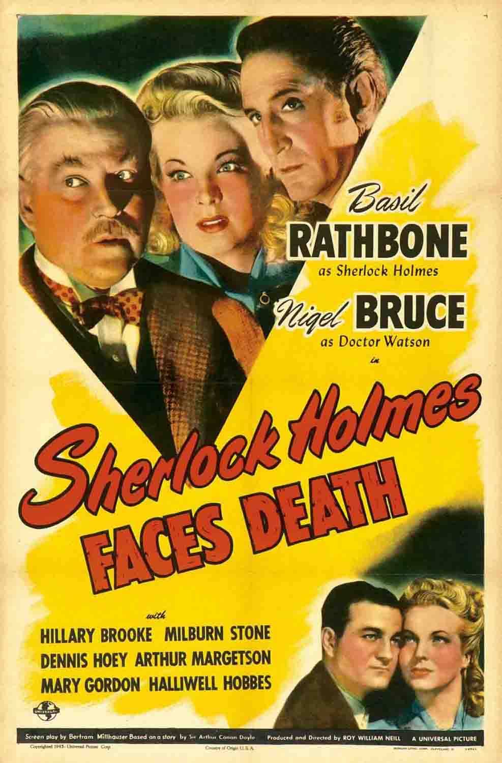 Шерлок Холмс перед лицом смерти / Sherlock Holmes Faces Death (1943) отзывы. Рецензии. Новости кино. Актеры фильма Шерлок Холмс перед лицом смерти. Отзывы о фильме Шерлок Холмс перед лицом смерти