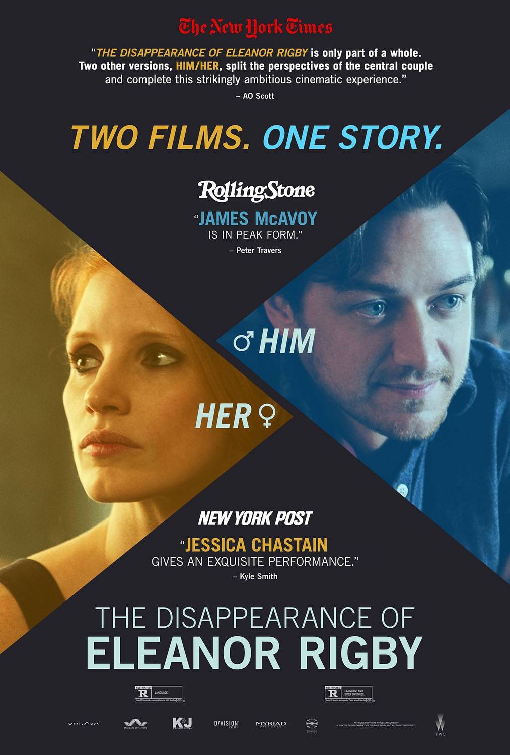 Исчезновение Элеанор Ригби: Она / The Disappearance of Eleanor Rigby: Her (2013) отзывы. Рецензии. Новости кино. Актеры фильма Исчезновение Элеанор Ригби: Она. Отзывы о фильме Исчезновение Элеанор Ригби: Она