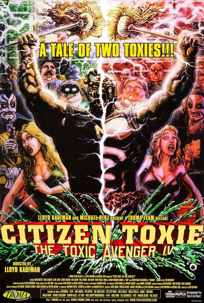 Токсичный мститель 4: Гражданин Токси / Citizen Toxie: The Toxic Avenger IV (2000) отзывы. Рецензии. Новости кино. Актеры фильма Токсичный мститель 4: Гражданин Токси. Отзывы о фильме Токсичный мститель 4: Гражданин Токси