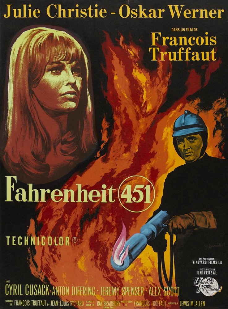 Постер N120887 к фильму 451º по Фаренгейту (1966)