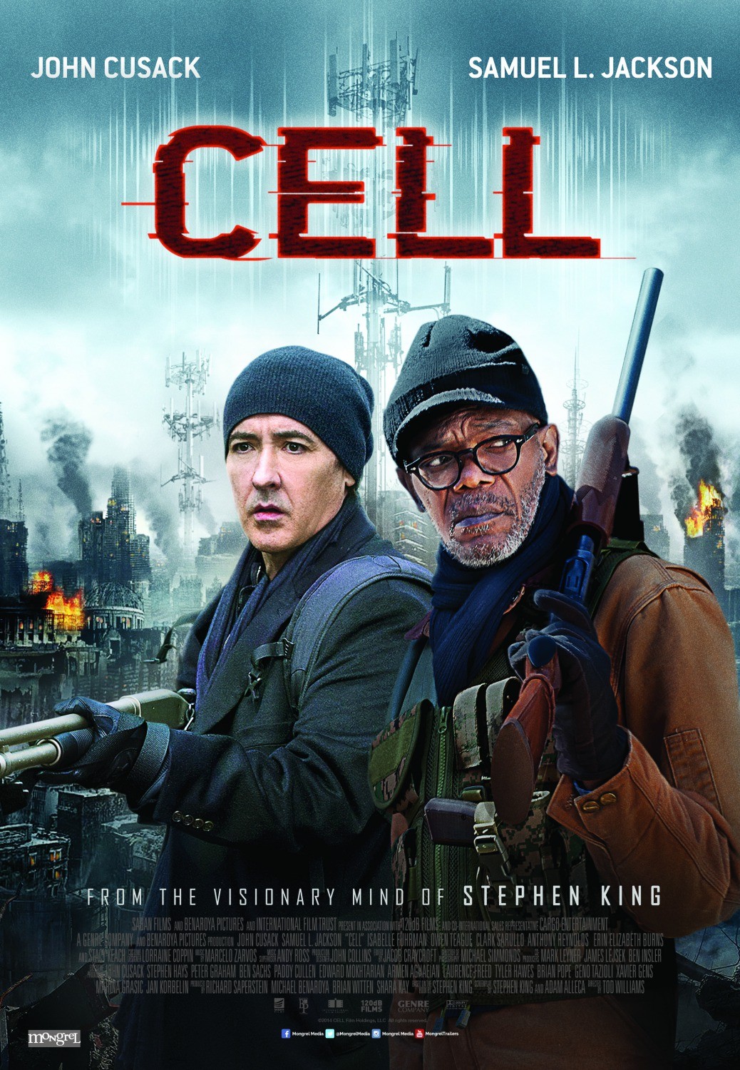 Мобильник / Cell (2016) отзывы. Рецензии. Новости кино. Актеры фильма Мобильник. Отзывы о фильме Мобильник