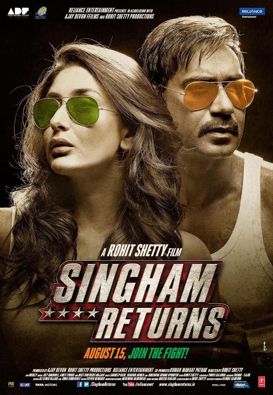 Сингам 2 / Singham Returns (2014) отзывы. Рецензии. Новости кино. Актеры фильма Сингам 2. Отзывы о фильме Сингам 2