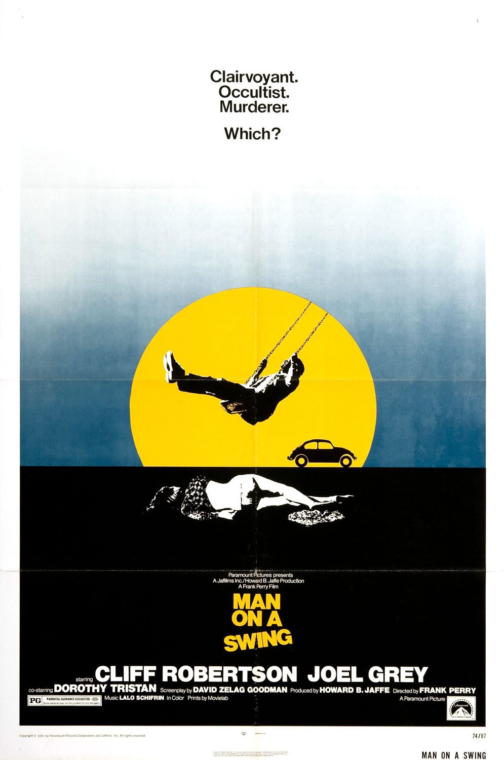 Человек на качелях / Man on a Swing (1974) отзывы. Рецензии. Новости кино. Актеры фильма Человек на качелях. Отзывы о фильме Человек на качелях