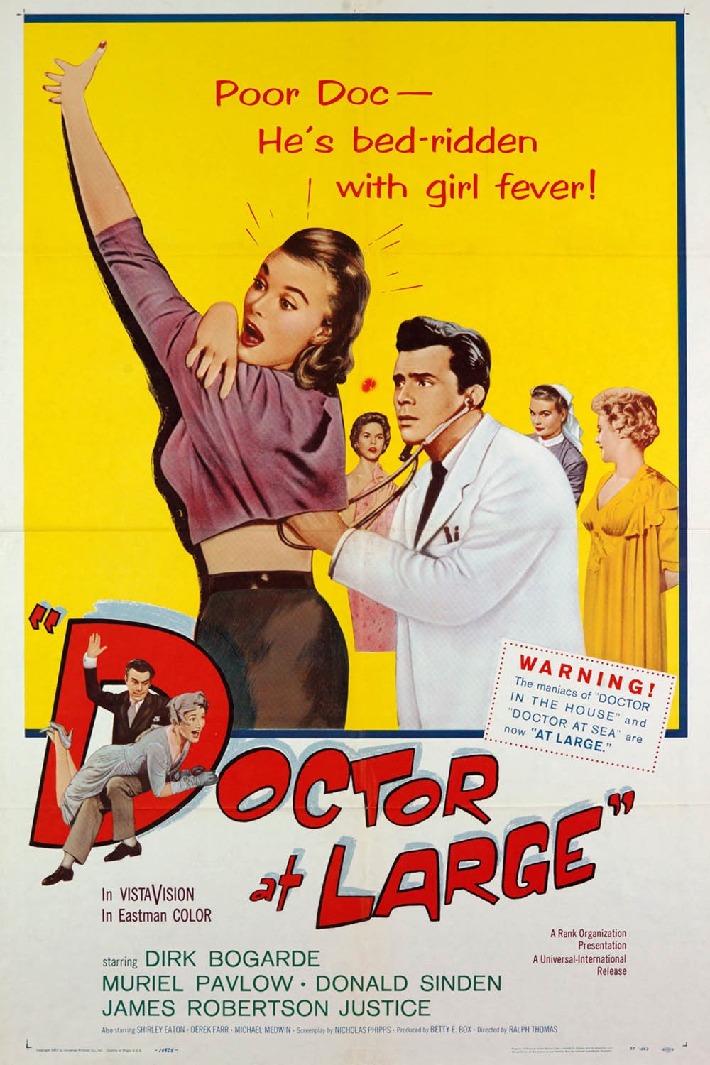 Доктор на свободе / Doctor at Large (1957) отзывы. Рецензии. Новости кино. Актеры фильма Доктор на свободе. Отзывы о фильме Доктор на свободе