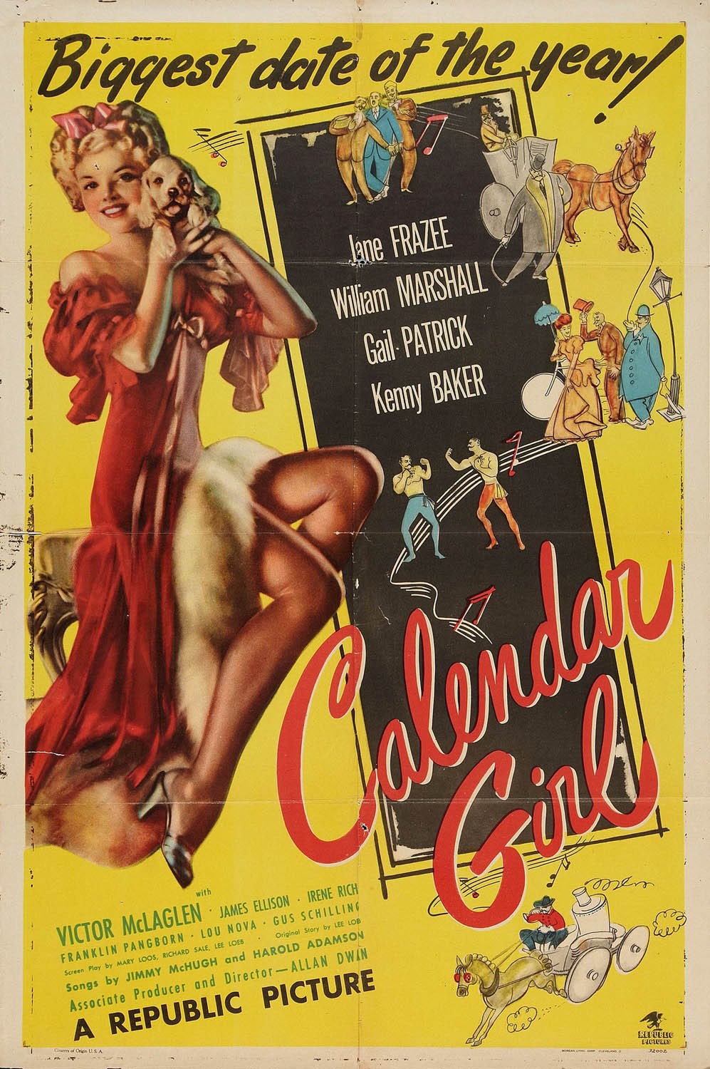 Девушка из календаря / Calendar Girl (1947) отзывы. Рецензии. Новости кино. Актеры фильма Девушка из календаря. Отзывы о фильме Девушка из календаря