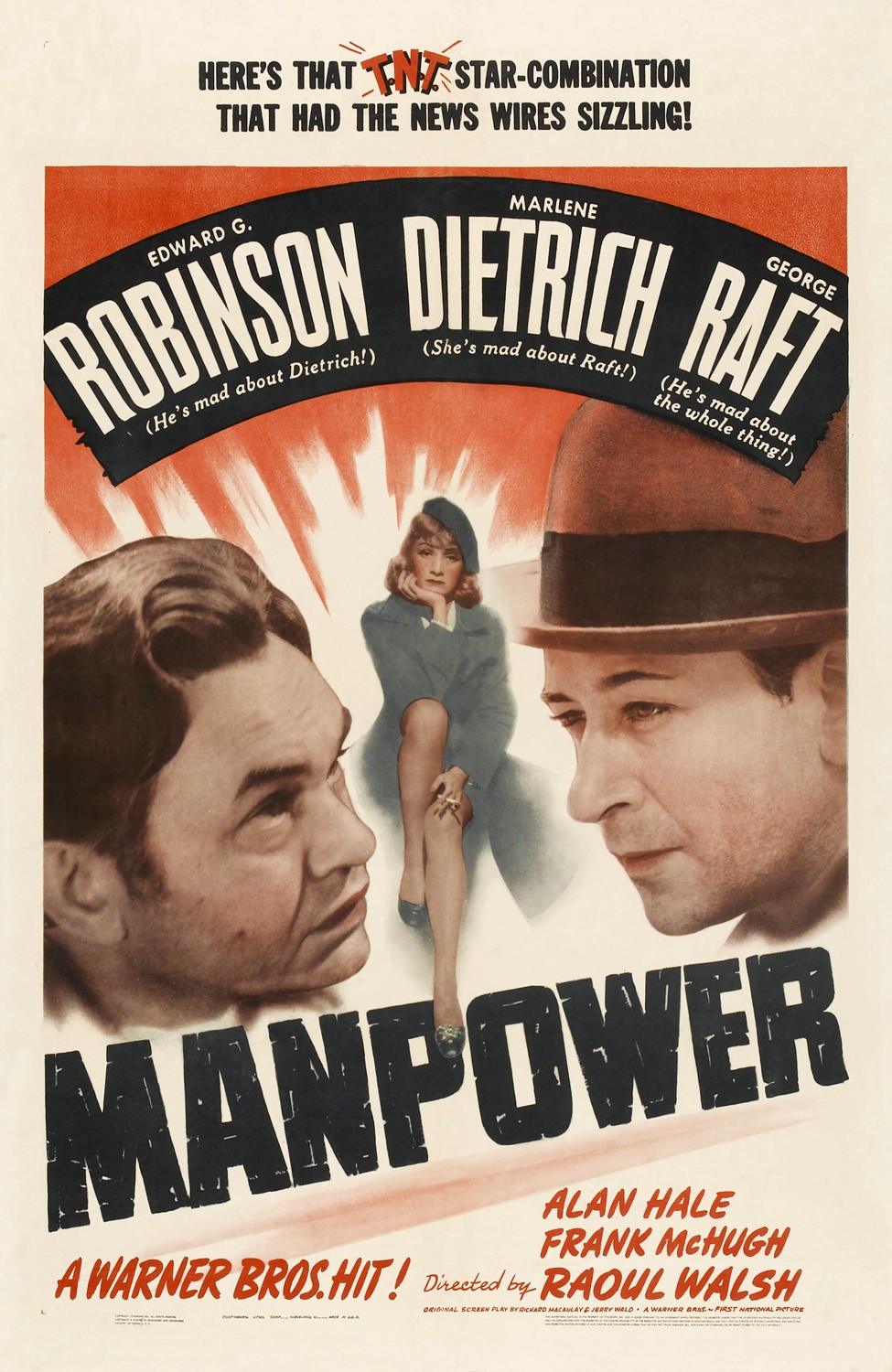 Мужская сила / Manpower (1941) отзывы. Рецензии. Новости кино. Актеры фильма Мужская сила. Отзывы о фильме Мужская сила