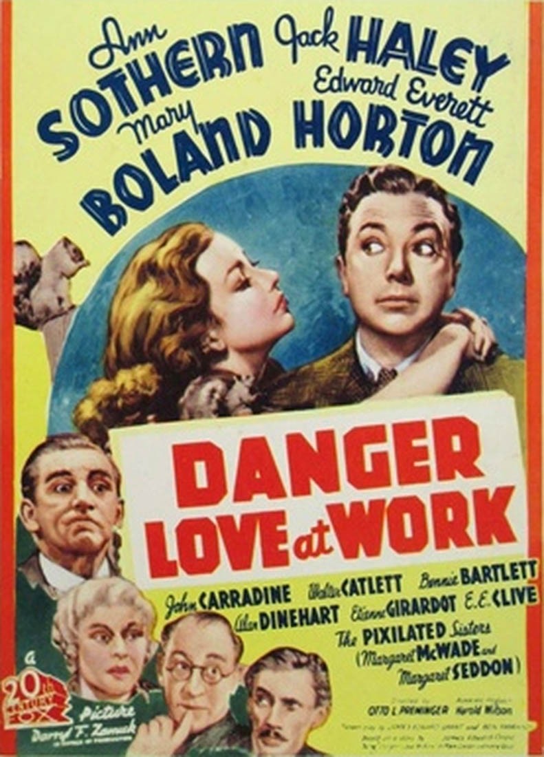 Осторожно, любовь за работой / Danger - Love at Work (1937) отзывы. Рецензии. Новости кино. Актеры фильма Осторожно, любовь за работой. Отзывы о фильме Осторожно, любовь за работой