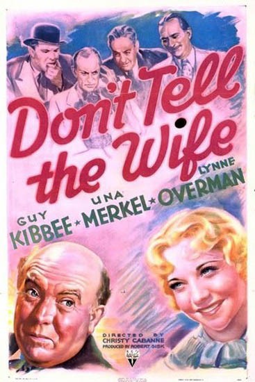 Не рассказывайте жене / Don`t Tell the Wife (1937) отзывы. Рецензии. Новости кино. Актеры фильма Не рассказывайте жене. Отзывы о фильме Не рассказывайте жене