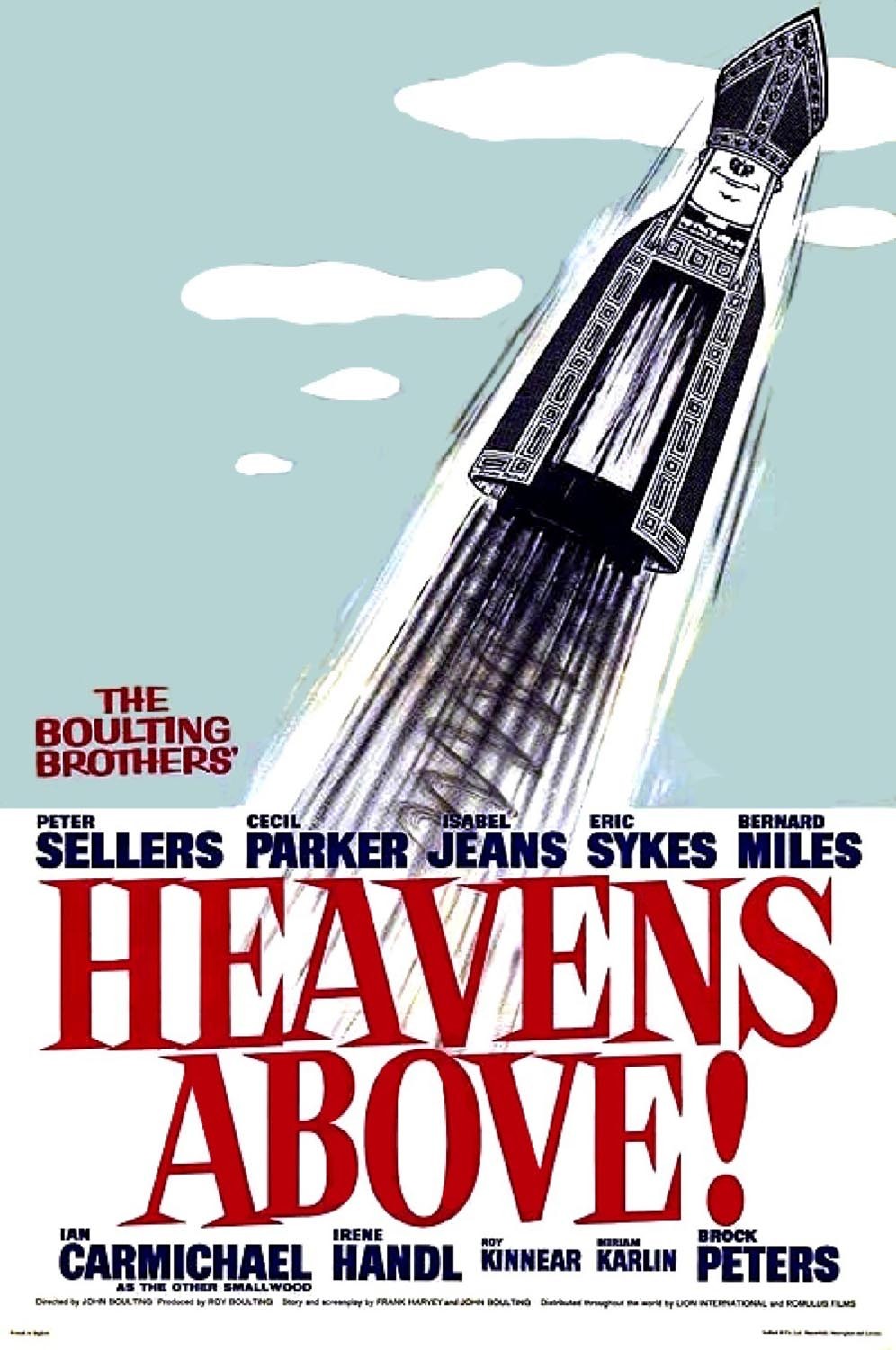 Небеса над нами / Heavens Above! (1963) отзывы. Рецензии. Новости кино. Актеры фильма Небеса над нами. Отзывы о фильме Небеса над нами