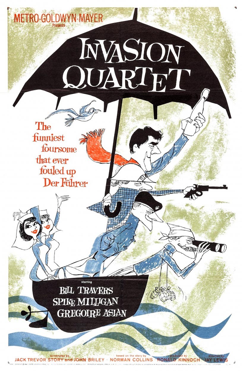 Квартет вторжения / Invasion Quartet (1961) отзывы. Рецензии. Новости кино. Актеры фильма Квартет вторжения. Отзывы о фильме Квартет вторжения