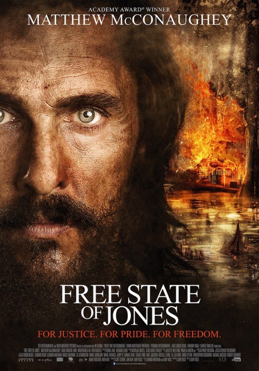 Свободный штат Джонса / The Free State of Jones (2016) отзывы. Рецензии. Новости кино. Актеры фильма Свободный штат Джонса. Отзывы о фильме Свободный штат Джонса