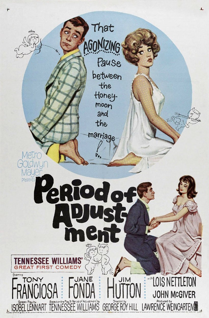 Период привыкания / Period of Adjustment (1962) отзывы. Рецензии. Новости кино. Актеры фильма Период привыкания. Отзывы о фильме Период привыкания