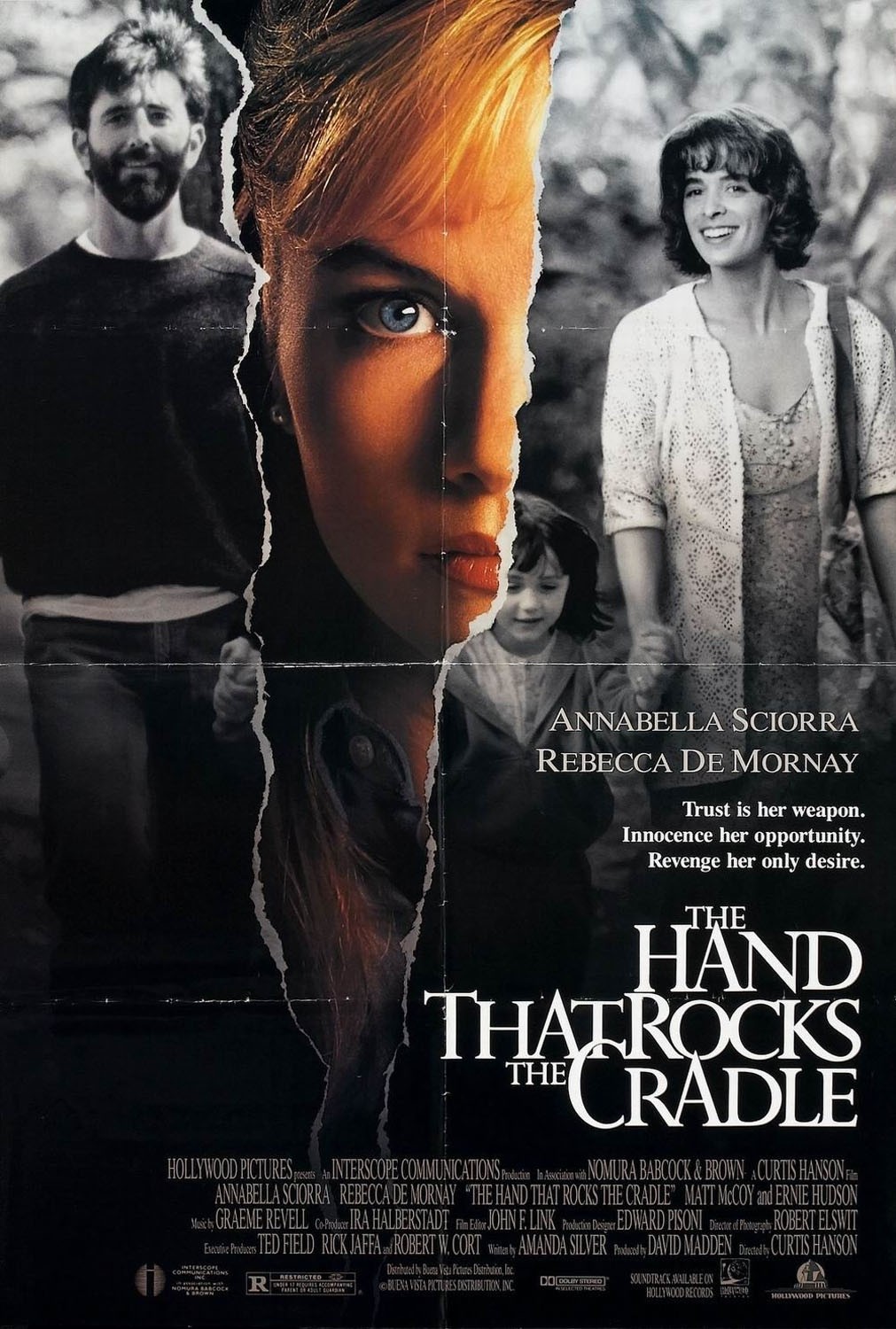 Рука, качающая колыбель / The Hand That Rocks the Cradle (1992) отзывы. Рецензии. Новости кино. Актеры фильма Рука, качающая колыбель. Отзывы о фильме Рука, качающая колыбель