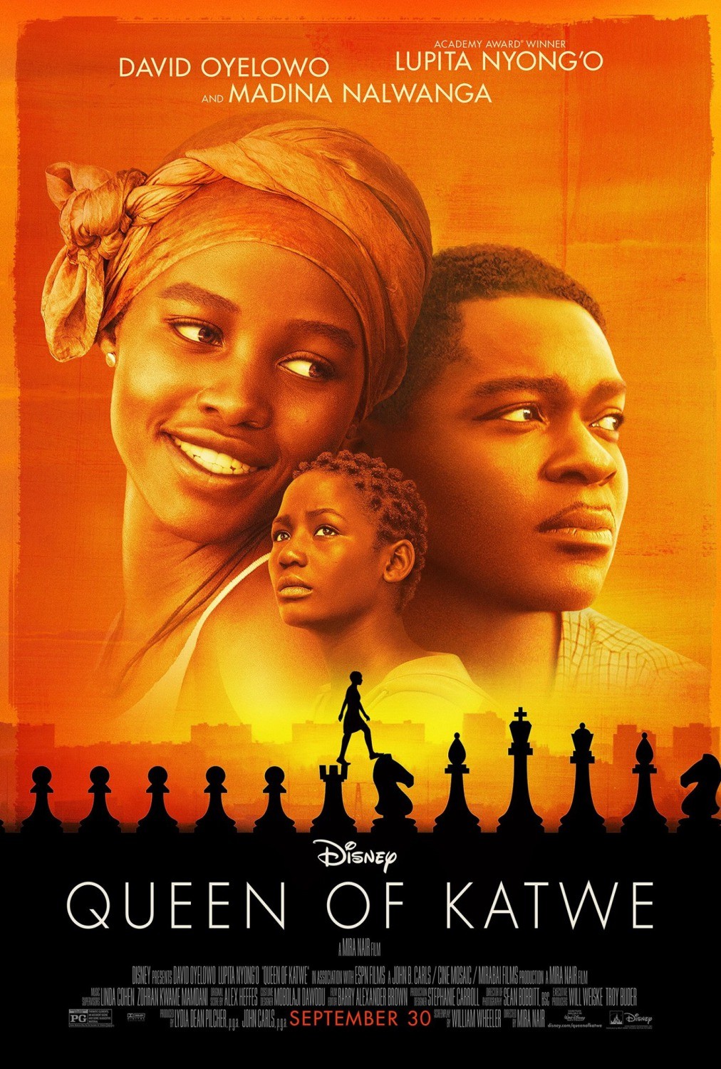 Королева Катве / Queen of Katwe (2016) отзывы. Рецензии. Новости кино. Актеры фильма Королева Катве. Отзывы о фильме Королева Катве