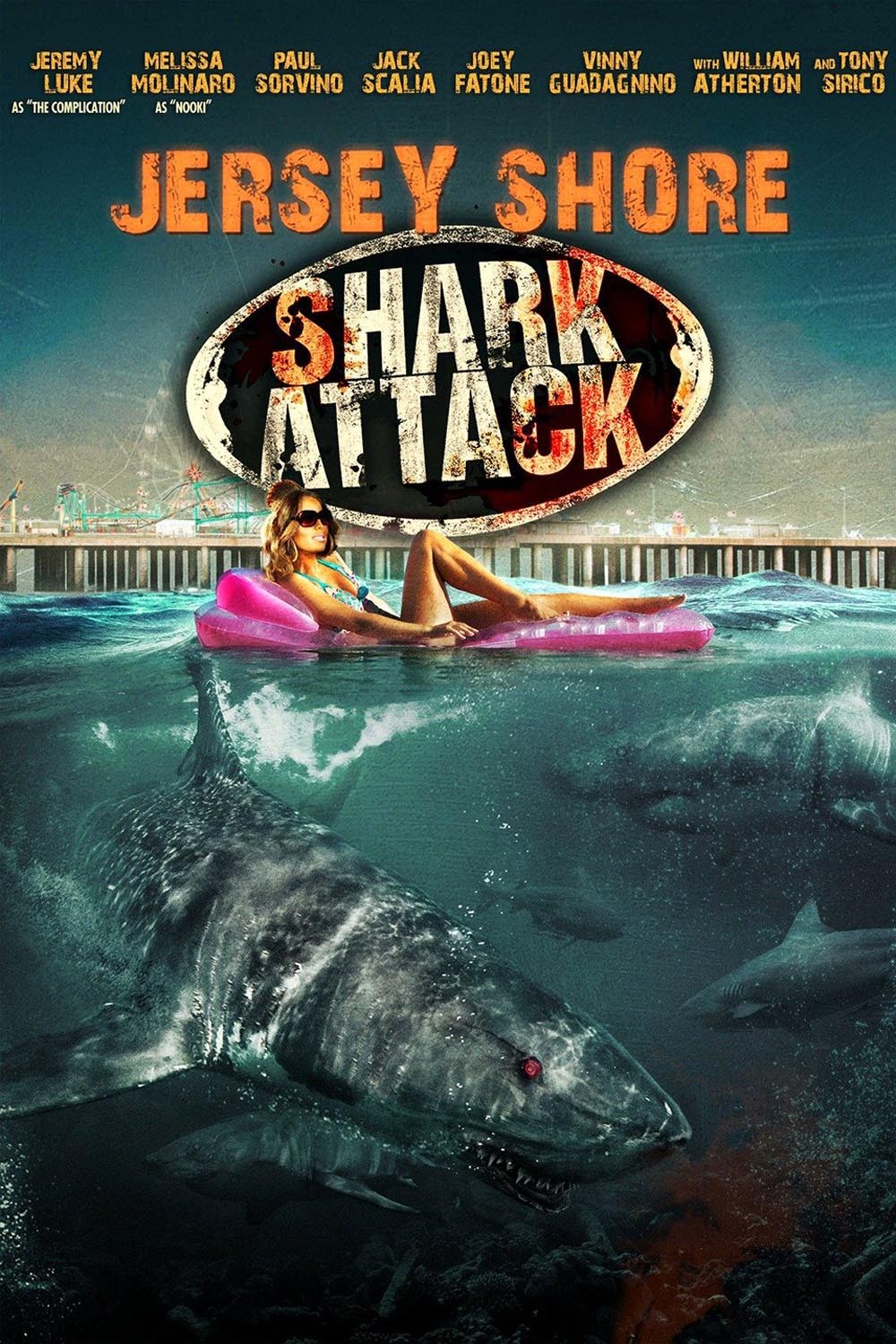 Нападение акул на Нью-Джерси / Jersey Shore Shark Attack (2012) отзывы. Рецензии. Новости кино. Актеры фильма Нападение акул на Нью-Джерси. Отзывы о фильме Нападение акул на Нью-Джерси