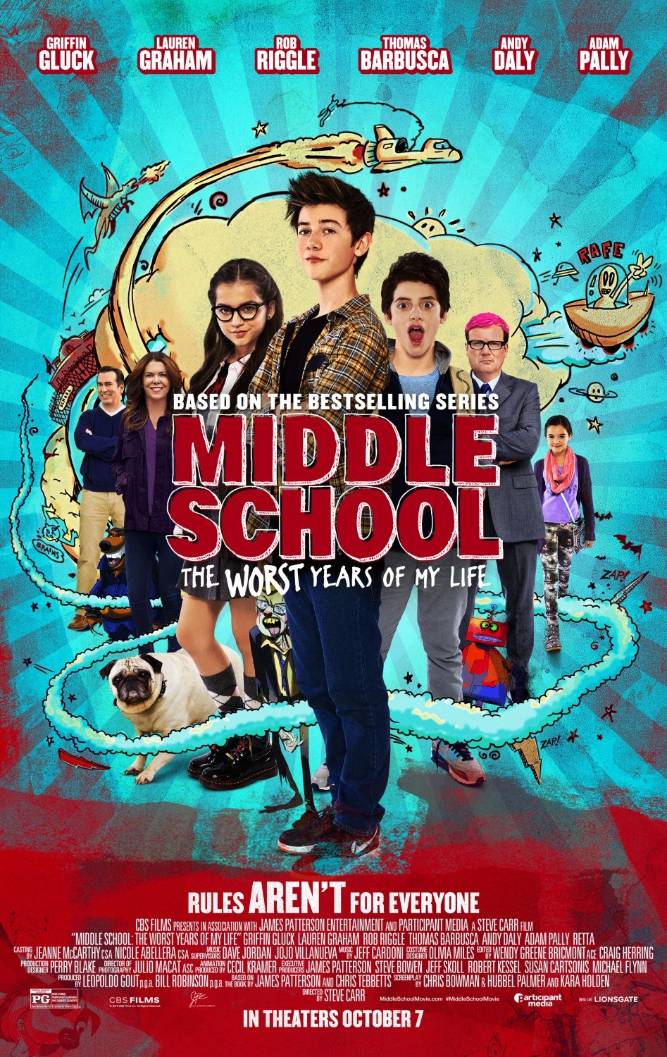 Средняя школа: Худшие годы моей жизни / Middle School: The Worst Years of My Life (2016) отзывы. Рецензии. Новости кино. Актеры фильма Средняя школа: Худшие годы моей жизни. Отзывы о фильме Средняя школа: Худшие годы моей жизни