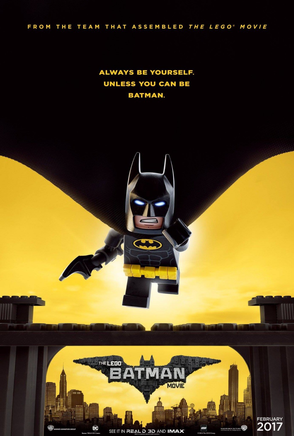 Лего Фильм: Бэтмен: постер N128414
