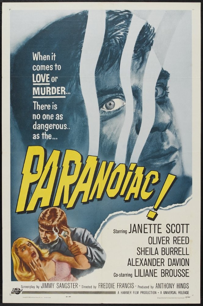 Параноик / Paranoiac (1963) отзывы. Рецензии. Новости кино. Актеры фильма Параноик. Отзывы о фильме Параноик