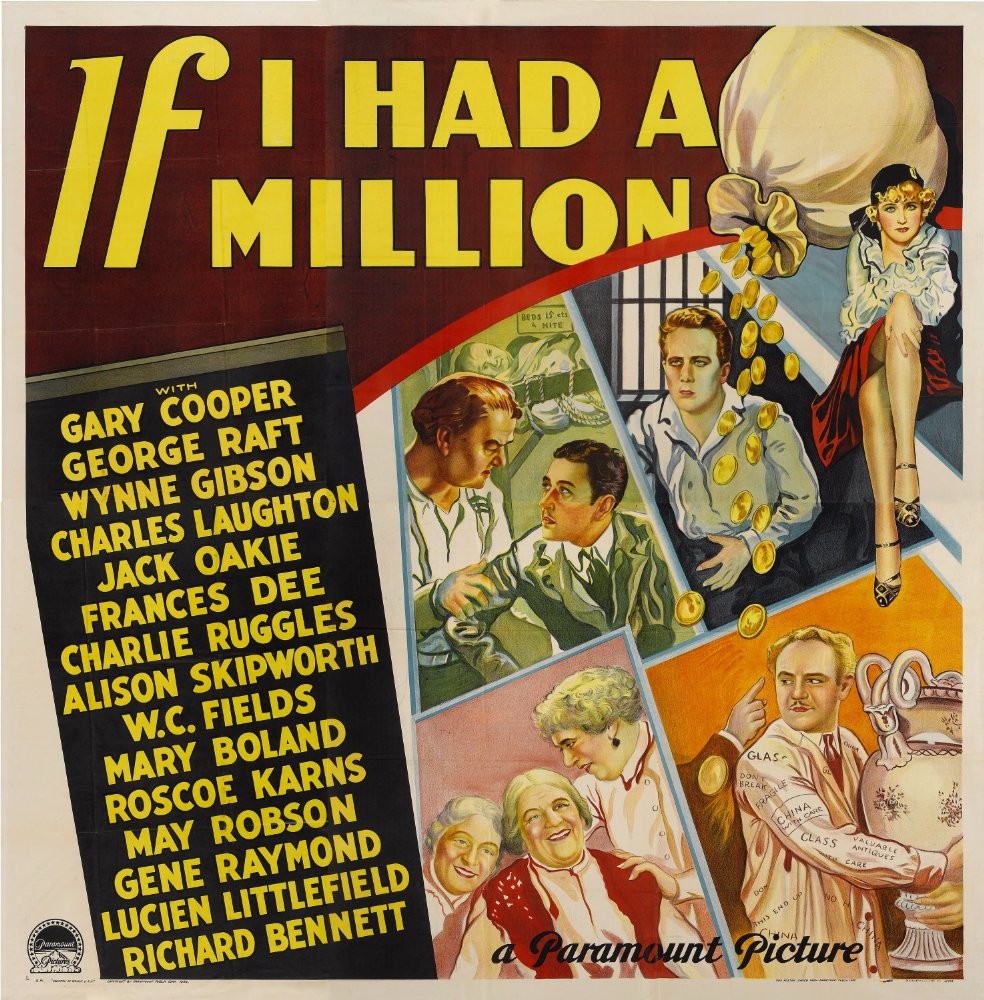 Если бы у меня был миллион / If I Had a Million (1932) отзывы. Рецензии. Новости кино. Актеры фильма Если бы у меня был миллион. Отзывы о фильме Если бы у меня был миллион