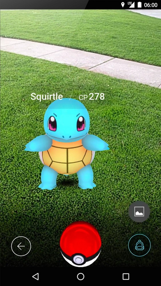 Игра Pokemon GO (2016). Скриншот N125539