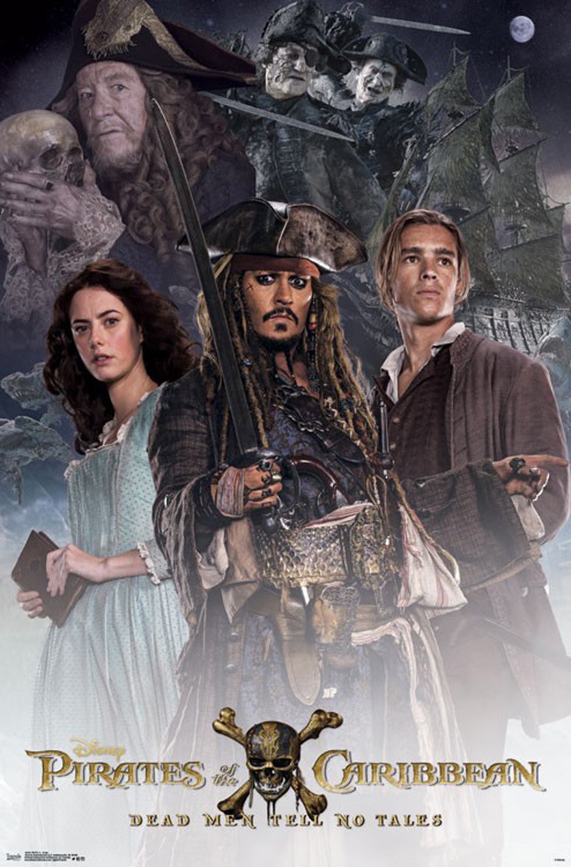 Пираты Карибского моря 5: Мертвецы не рассказывают сказки: постер N134004
